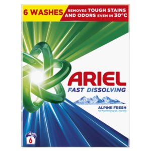 Ariel Alpine Fresh Proszek do prania 330g, 6 prań