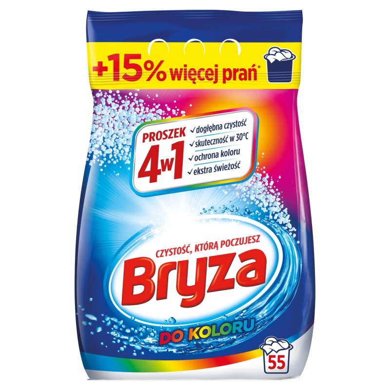 Bryza 4w1 proszek do Koloru 3,575kg / 55 prań