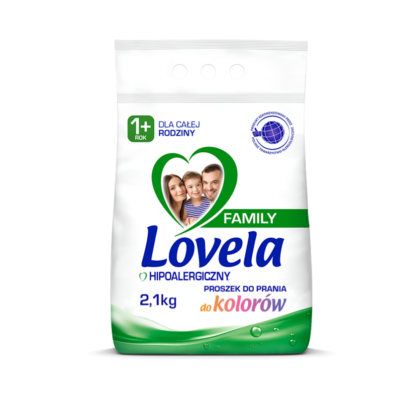 Lovela FAMILY Proszek do Prania Color 2,1kg
