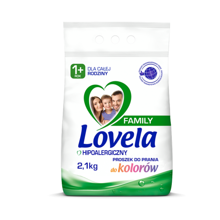 Lovela FAMILY Proszek do Prania Color 2,1kg