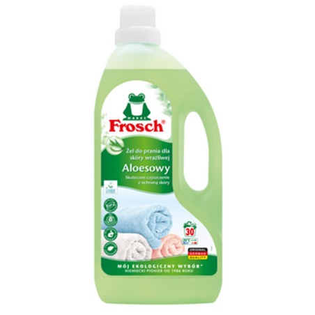 FROSCH Aloesowy żel do prania dla skóry wrażliwej 1,5 l