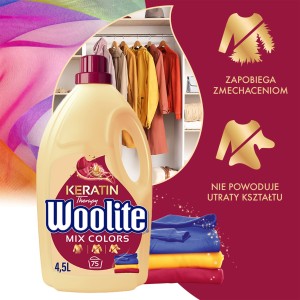 Woolite Colour Keratin 4,5l/75 prań