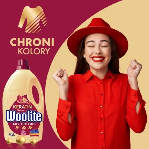 Woolite Colour Keratin 4,5l/75 prań