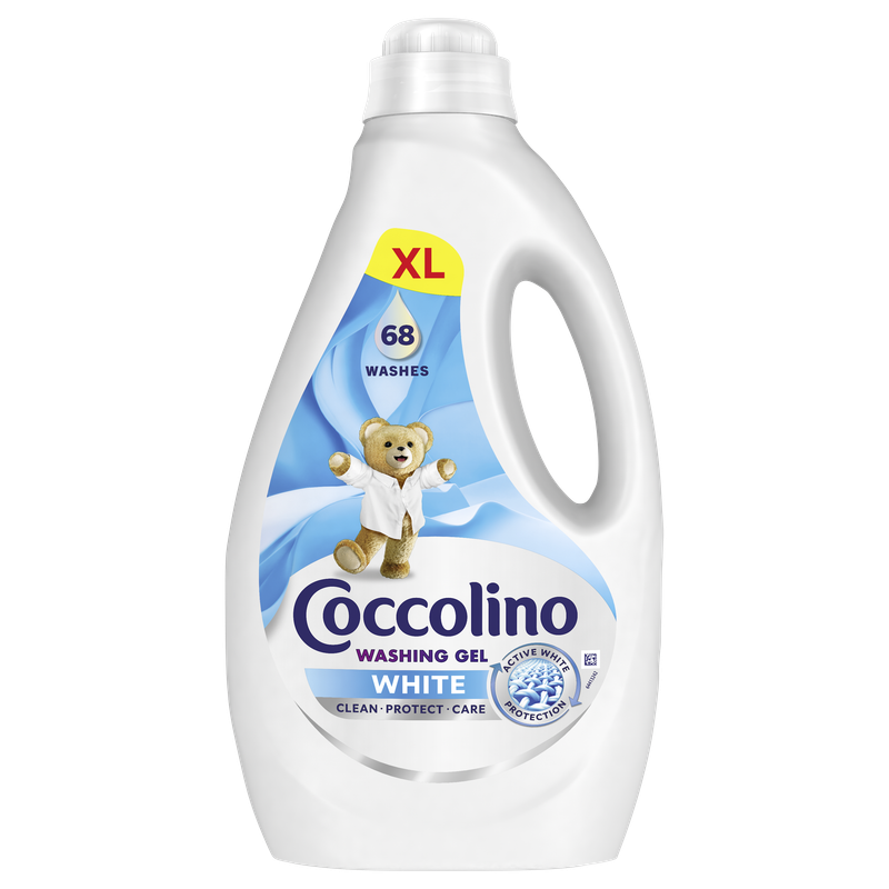 Coccolino Care żel do prania białych tkanin 2.72 l (68 prań)