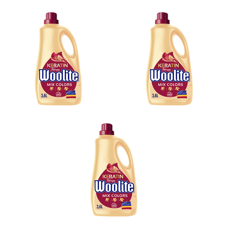 Woolite Płyn do prania Colour 3,6l (60 prań) X3
