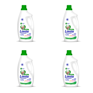 Lovela FAMILY Płyn do Prania Color 1,85 l X4