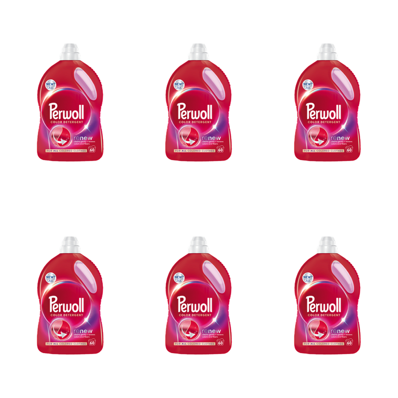 Perwoll Renew Color 3000 ml 60 prań X6