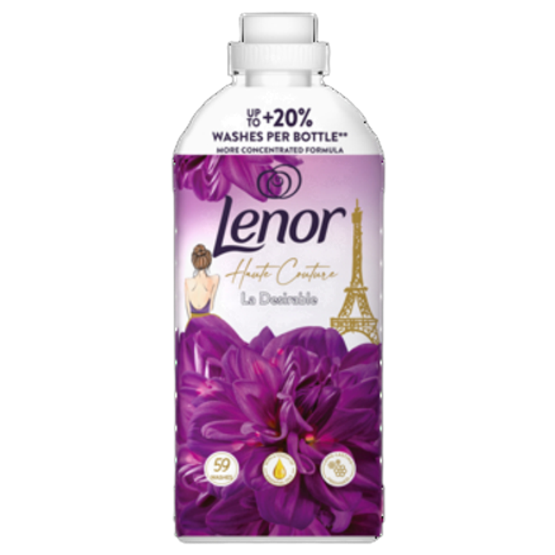Lenor Płyn do płukania tkanin La Desirable 1.239l, 59 prań