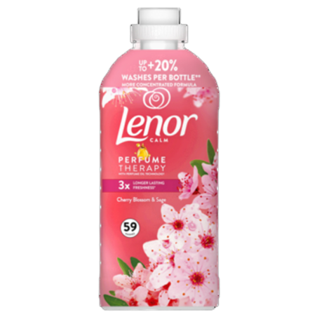 Lenor Płyn do płukania tkanin Cherry Blossom & Sage 1.239l, 59 prań