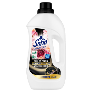 SOFIN Complete Care & Black Color Protection Washing Liquid Płyn do prania tkanin czarnych i ciemnych 1,5l