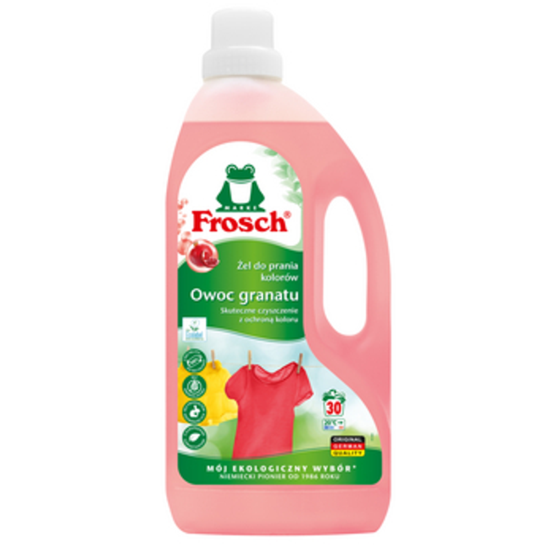 FROSCH Owoc granatu żel do prania kolorów 1,5 l