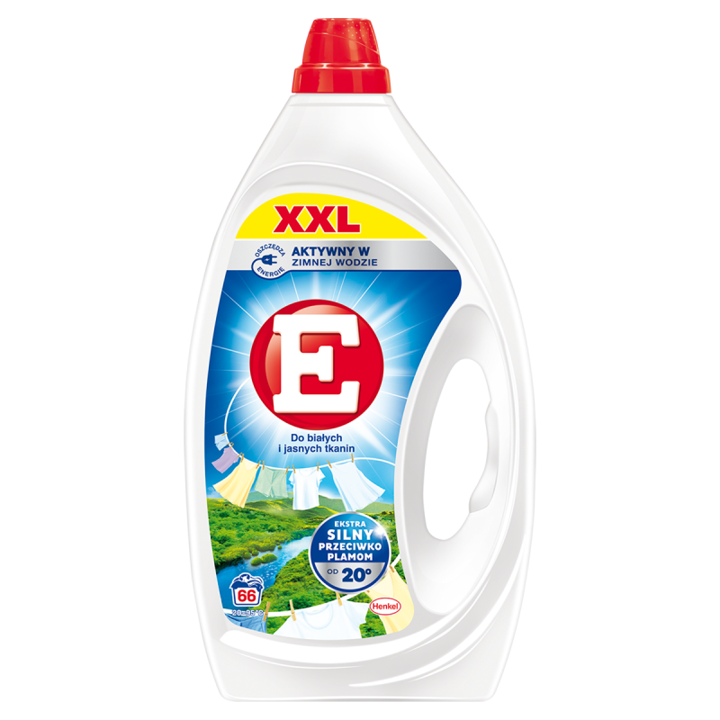 E Universal Gel Do Białego 2,97l 66 prań