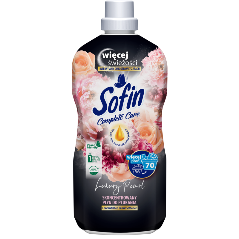SOFIN Complete Care & Luxury LUXURY PEARL Skoncentrowany płyn do płukania tkanin 1,4L