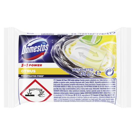 Domestos kostka toaletowa 3w1 Citrus refill 35g