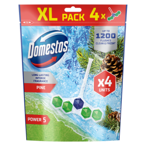 Domestos Kostka toaletowa Power 5 Pine 4x50g
