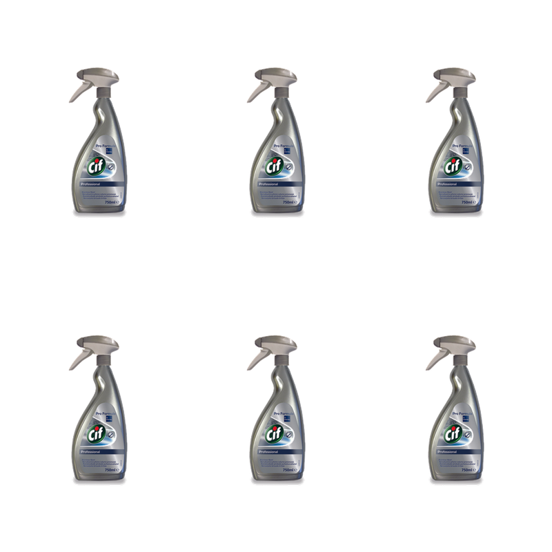 Cif Stainless Steel 750 ml X6