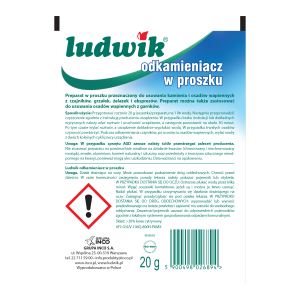 Ludwik odkamieniacz w proszku 20g