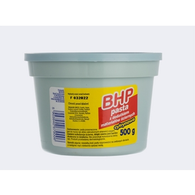 BHP pasta z dodatkiem materiałów ściernych 500g cytrynowa
