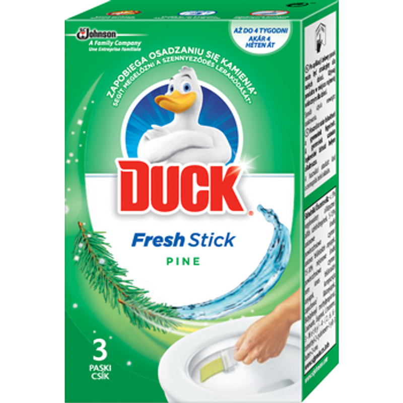 Duck® Fresh Stick - żelowe paski do toalet o zapachu leśnym 3x 9g