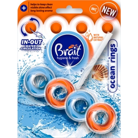 Kostka do wc brait rings ocean 40g