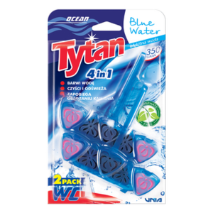 Czterofunkcyjna zawieszka barwiąca wodę Tytan Blue Water 2x40g