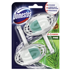 Domestos kostka toaletowa 3w1 DUO Pine 2 x 35g