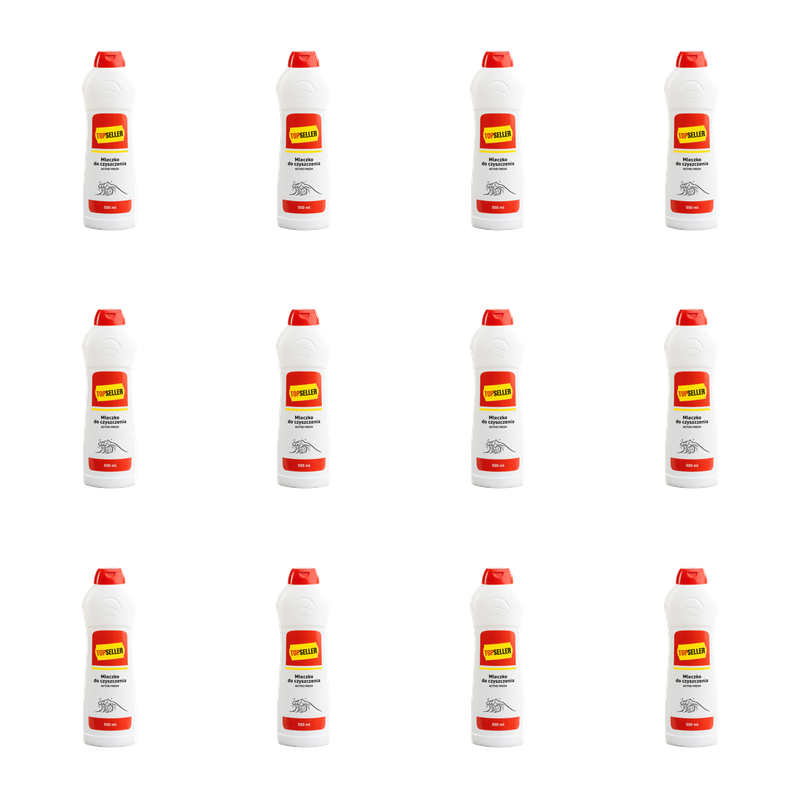 TOPSELLER Mleczko do czyszczenia 500ml active fresh X12