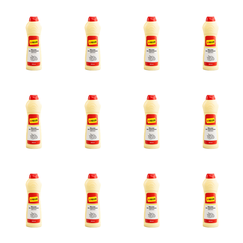 TOPSELLER Mleczko do czyszczenia 500ml lemon fresh X12