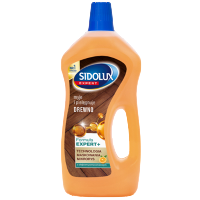 Sidolux Expert myje i pielęgnuje drewno z olejkiem pomarańczowym 750ml