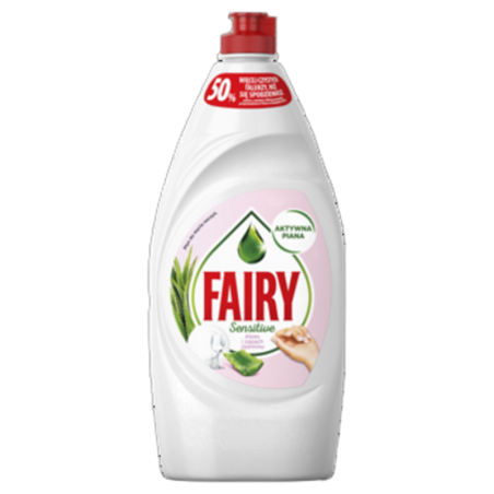 Fairy Sensitive Aloes i jaśmin Płyn do mycia naczyń 900 ml