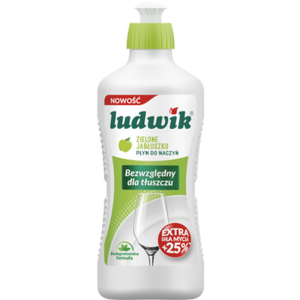 Ludwik płyn do mycia naczyń 450g - zielone jabłuszko