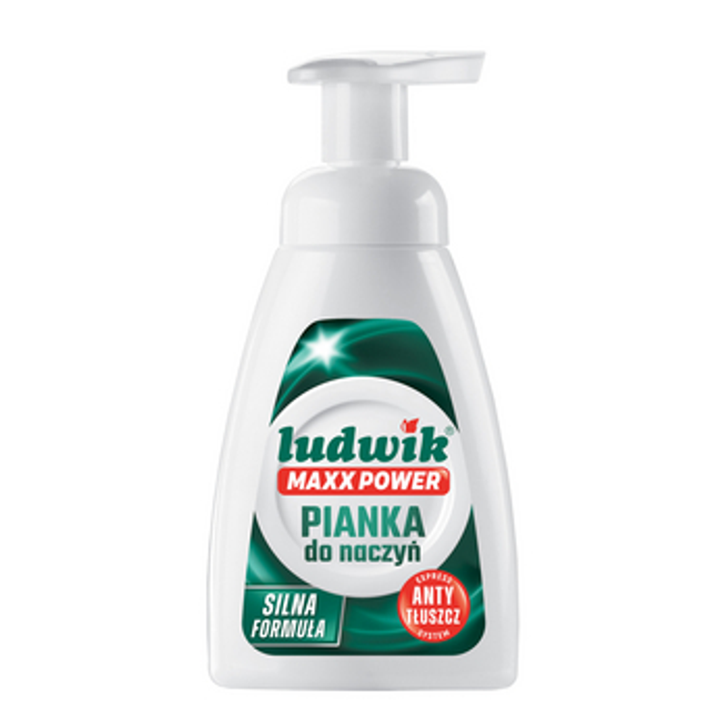 Ludwik maxx power skoncentrowana pianka do mycia naczyń 300ml
