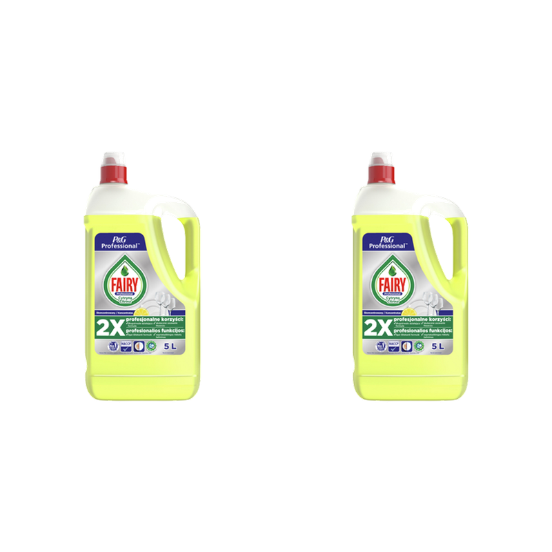 Fairy Professional Lemon płyn do mycia naczyń 5l X2