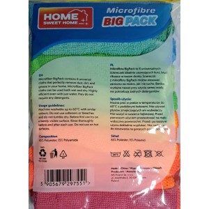 HSH Ściereczki z mikrofibry 6+2 szt