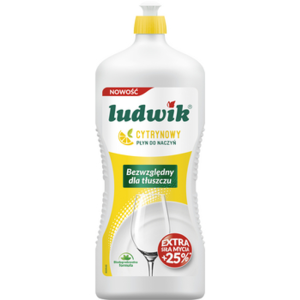 Ludwik płyn do mycia naczyń 1,35 kg - cytrynowy