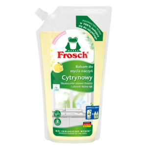 FROSCH Cytrynowy balsam do mycia naczyń - zapas w worku 1 L