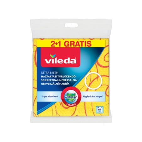 Ściereczka Uniwersalna Vileda 2+1 Gratis - Wielofunkcyjna z Microfibry