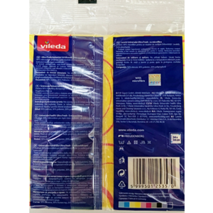 Ściereczka Uniwersalna Vileda 2+1 Gratis - Wielofunkcyjna z Microfibry