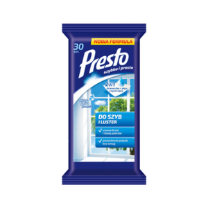 Ściereczki gospodarcze PRESTO clean szyby 30 szt.
