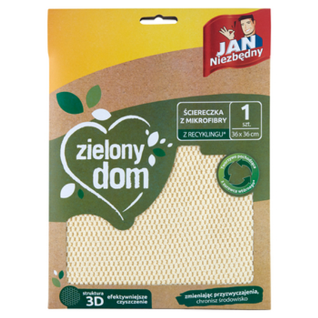 Jan Niezbędny Zielony dom Ściereczka z mikrofibry 1szt