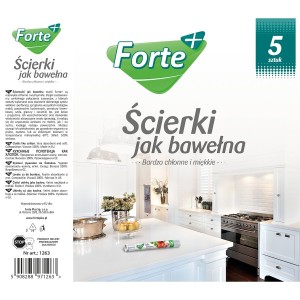 Forte+ Ścierki jak bawełna 5szt
