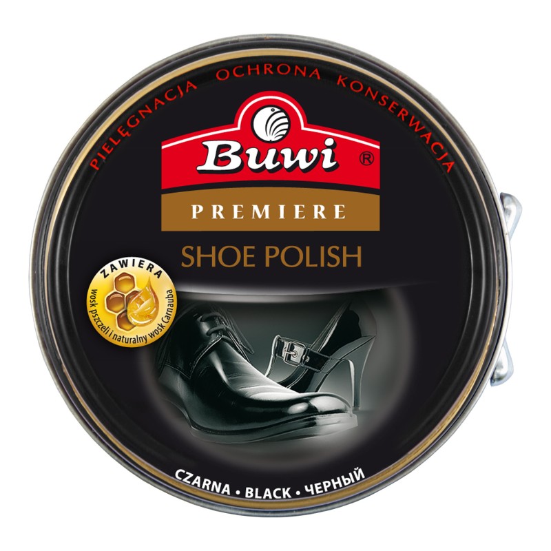 Buwi pasta do obuwia 40ml puszka - czarna