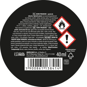 Buwi pasta do obuwia 40ml puszka - czarna