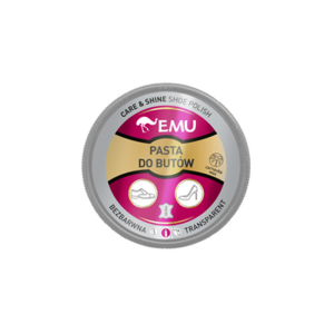 EMU Pasta do butów w puszce (care and shine shoe polish) - bezbarwna 50 ml