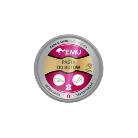 EMU Pasta do butów w puszce (care and shine shoe polish) - bezbarwna 50 ml