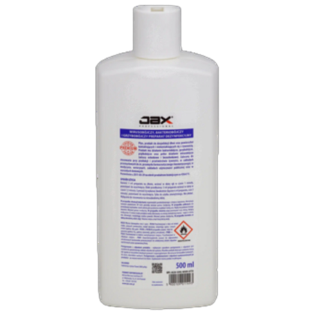 Jax Professional Wirusobójczy, bakteriobójczy i grzybobójczy preparat dezynfekcyjny Premium 500 ml