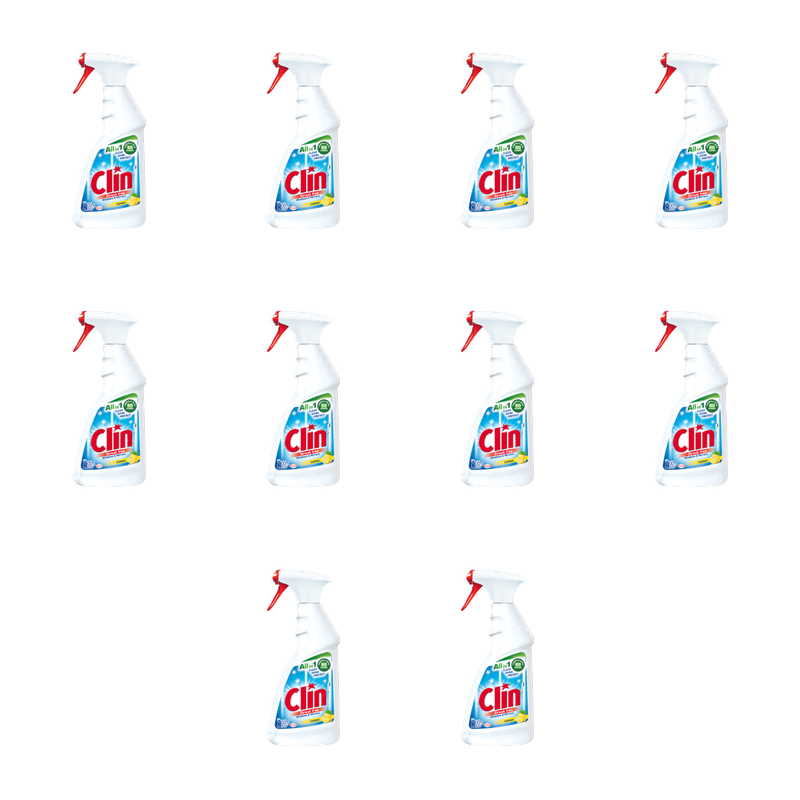 Clin Lemon płyn do mycia szyb 500ml pompka X10
