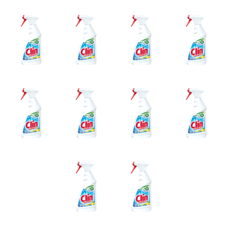 Clin Lemon płyn do mycia szyb 500ml pompka X10
