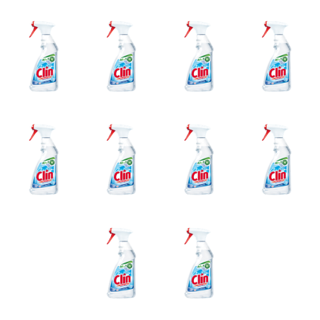 Clin Anti-Fog Płyn do mycia powierzchni szklanych 500ml rozpylacz X10