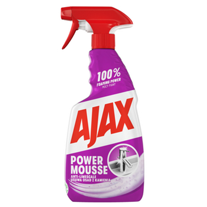 Ajax Power Mousse Pianka do czyszczenia łazienki 500 ml